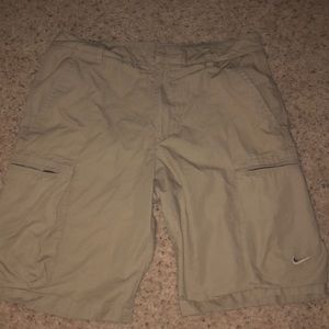 Nike khaki shorts